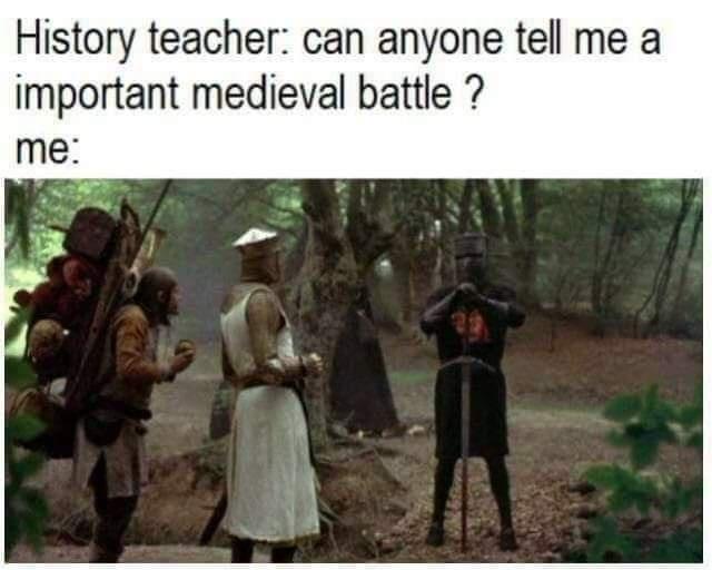 History teacher can anyone tell me a important medieval battle me