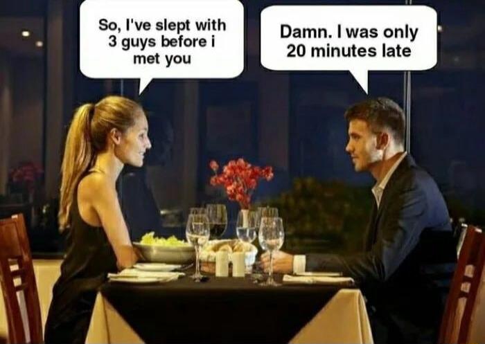 o So Ive slept with Dae wvasionly 970 20 minutes late 5 L 4 A 1 N g