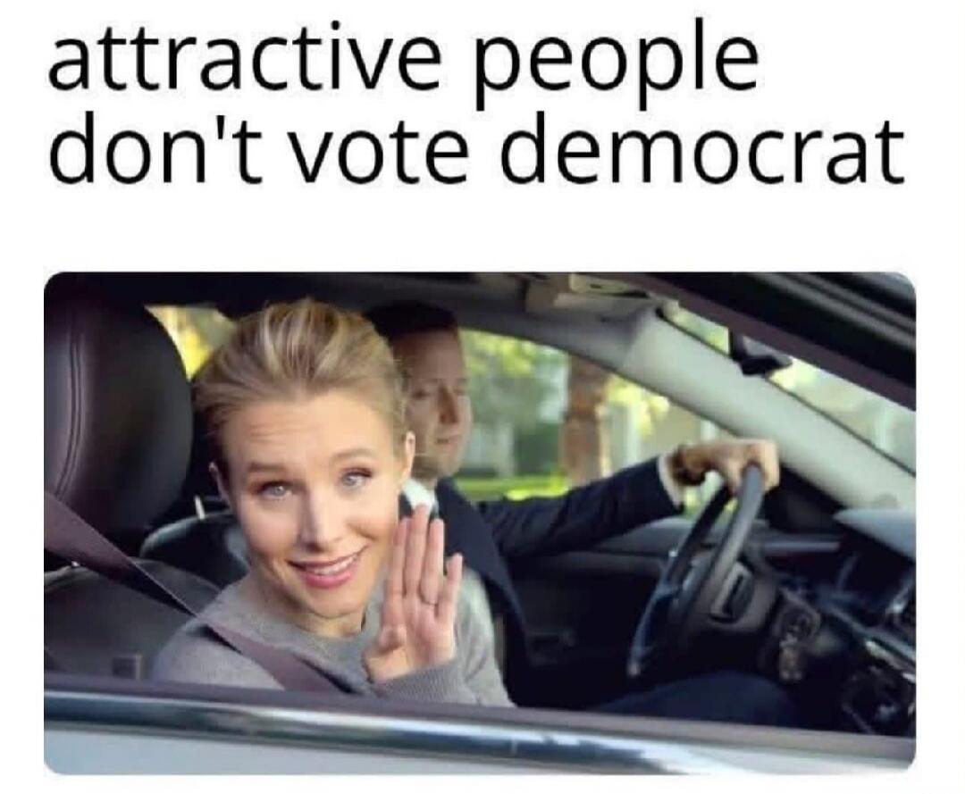 attractive people don't vote democrat