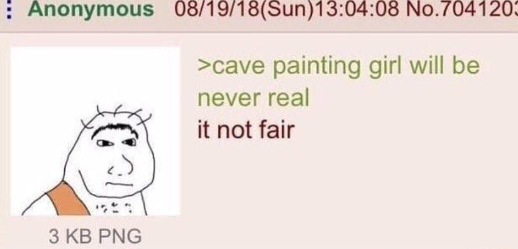 Anonymous 0819185un130408 No704120 cave painting girl will be never real it not fair 3 KB PNG