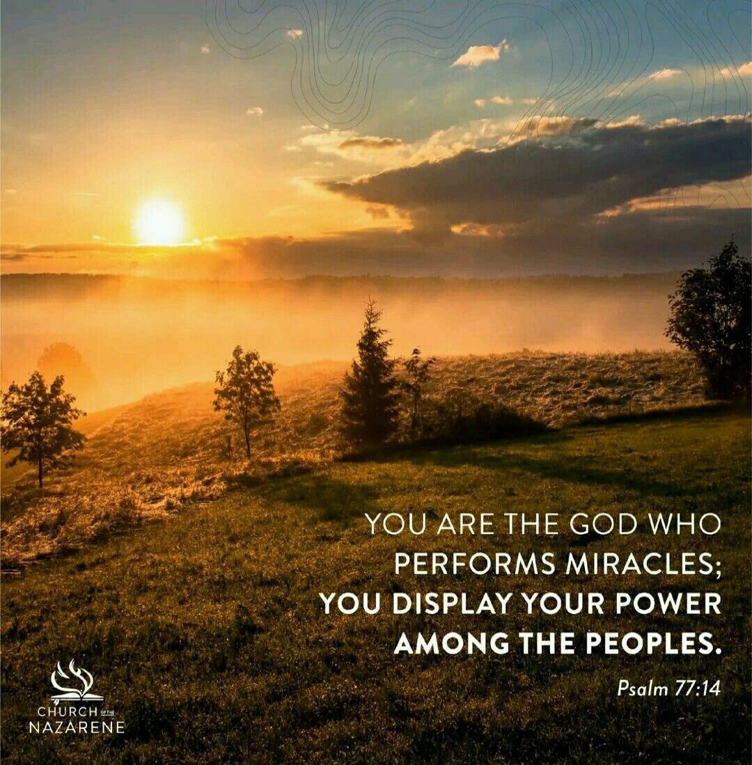 YOU ARE THE GOD WHO PERFORMS MIRACLES; YOU DISPLAY YOUR POWER AMONG THE PEOPLES. Psalm 77:14
Church of Nazarene