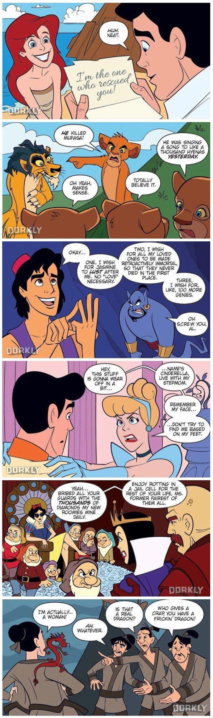 HE KILLED MUFASA ONE I WISH FOR JASMINE TO LUST AFTER ME NO LOVE NECESSARY YEAH BRIBED ALL YOUR GUARDS WITH THE W THOUBANDS OF DLMONDS MY NEW ROOMIES MINE TM ACTUALLY A WOMAN HE WAS SINGING A SONG TO UKE A THOUSAND HYENAS YESTERDAY TOTALLY BELIEVE IT TWO T WISH FOR ALL MY LOVED ONES TO BE MADE RETROACTIVELY IMMORTAL S0 THAT THEY NEVER DIED IN THE FIRST PLACE THREE 1 WiSH FOR LIKE 100 MORE GENIES O