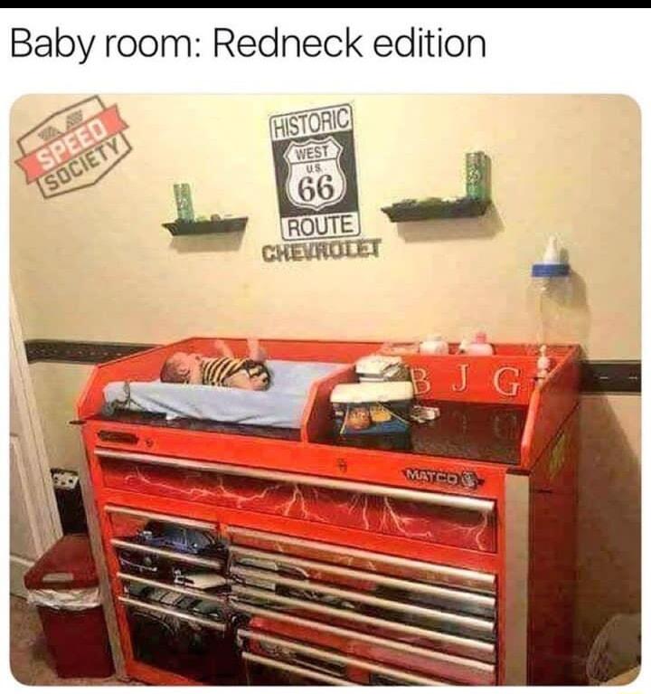 Baby room Redneck edition