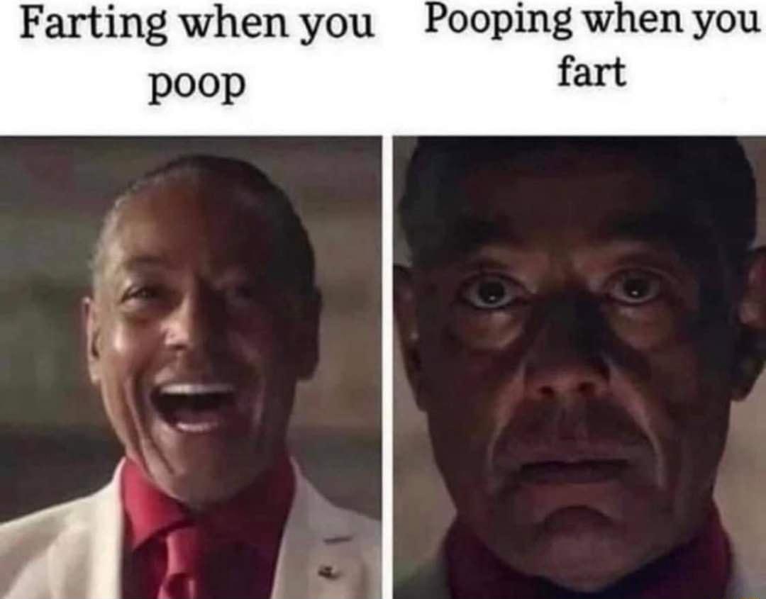 Farting when you Pooping when you