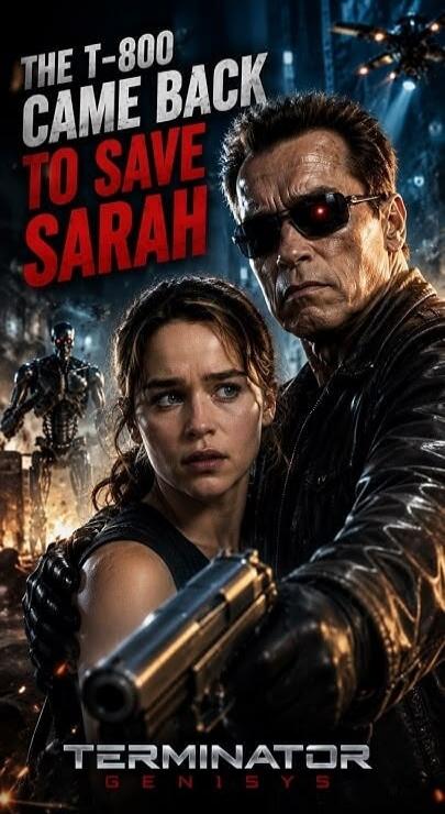 THE T-800 CAME BACK TO SAVE SARAH TERMINATOR GENISYS