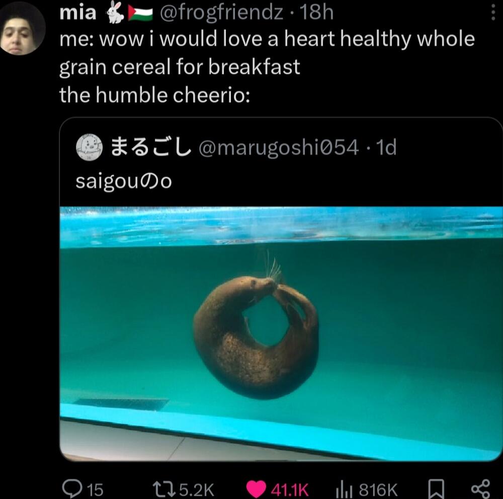 mia frogfriendz 18h i me wow i would love a heart healthy whole grain cereal for breakfast the humble cheerio 3L marugoshioss 1d saigouo O15 1152k 41K lisek