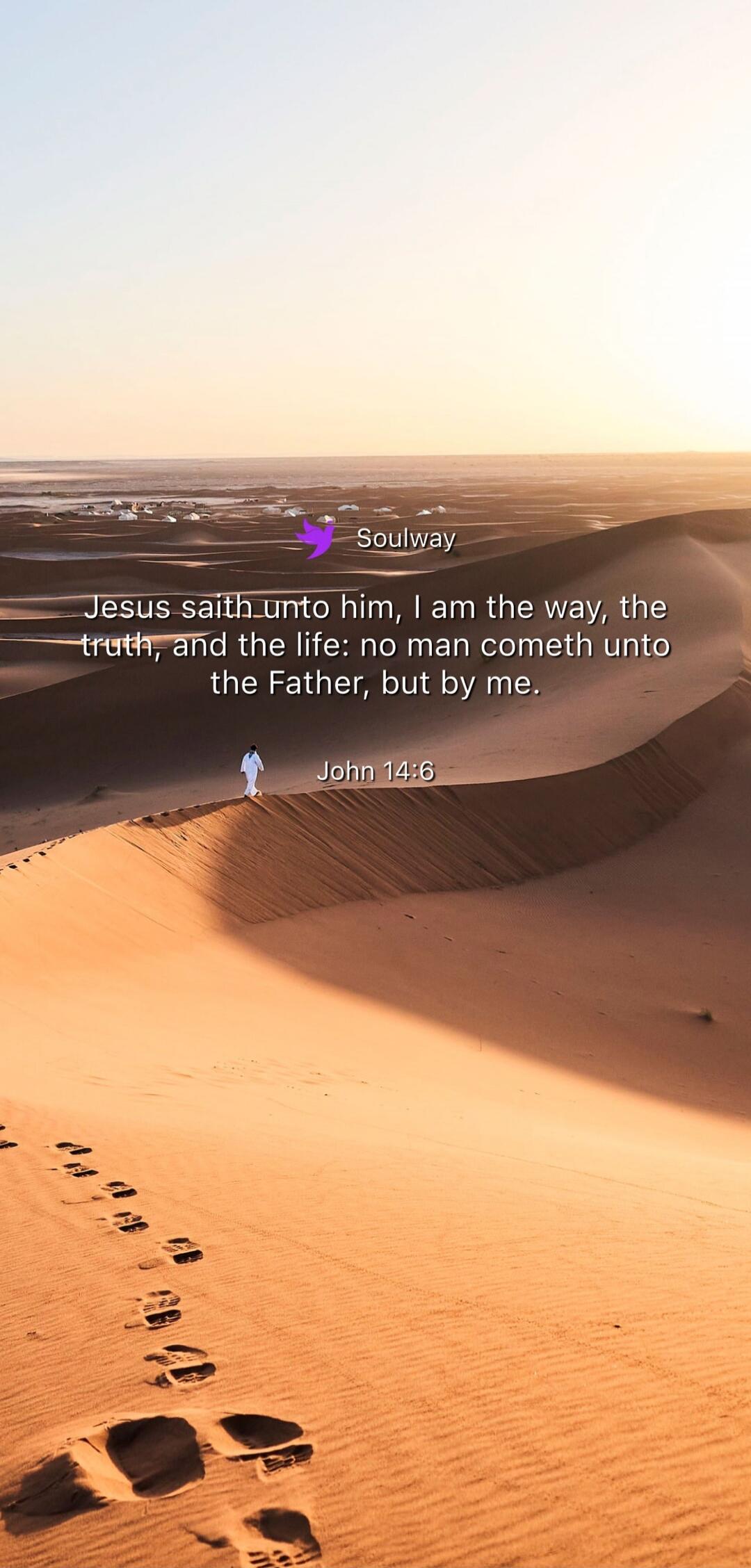 Soulway Jesus saith unto him, I am the way, the truth, and the life: no man cometh unto the Father, but by me. John 14:6
