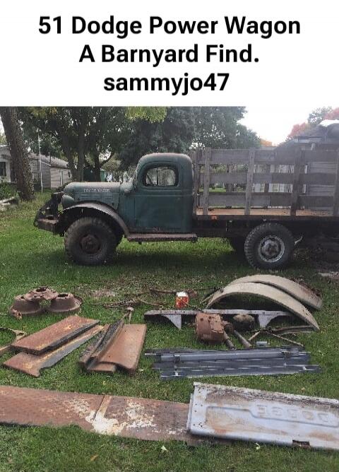 51 Dodge Power Wagon A Barnyard Find. sammyjo47