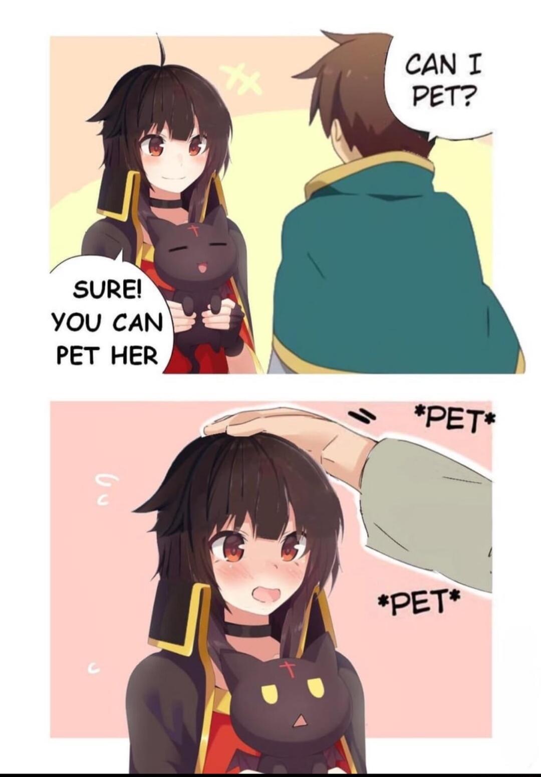 SURE YOU CAN PET HER