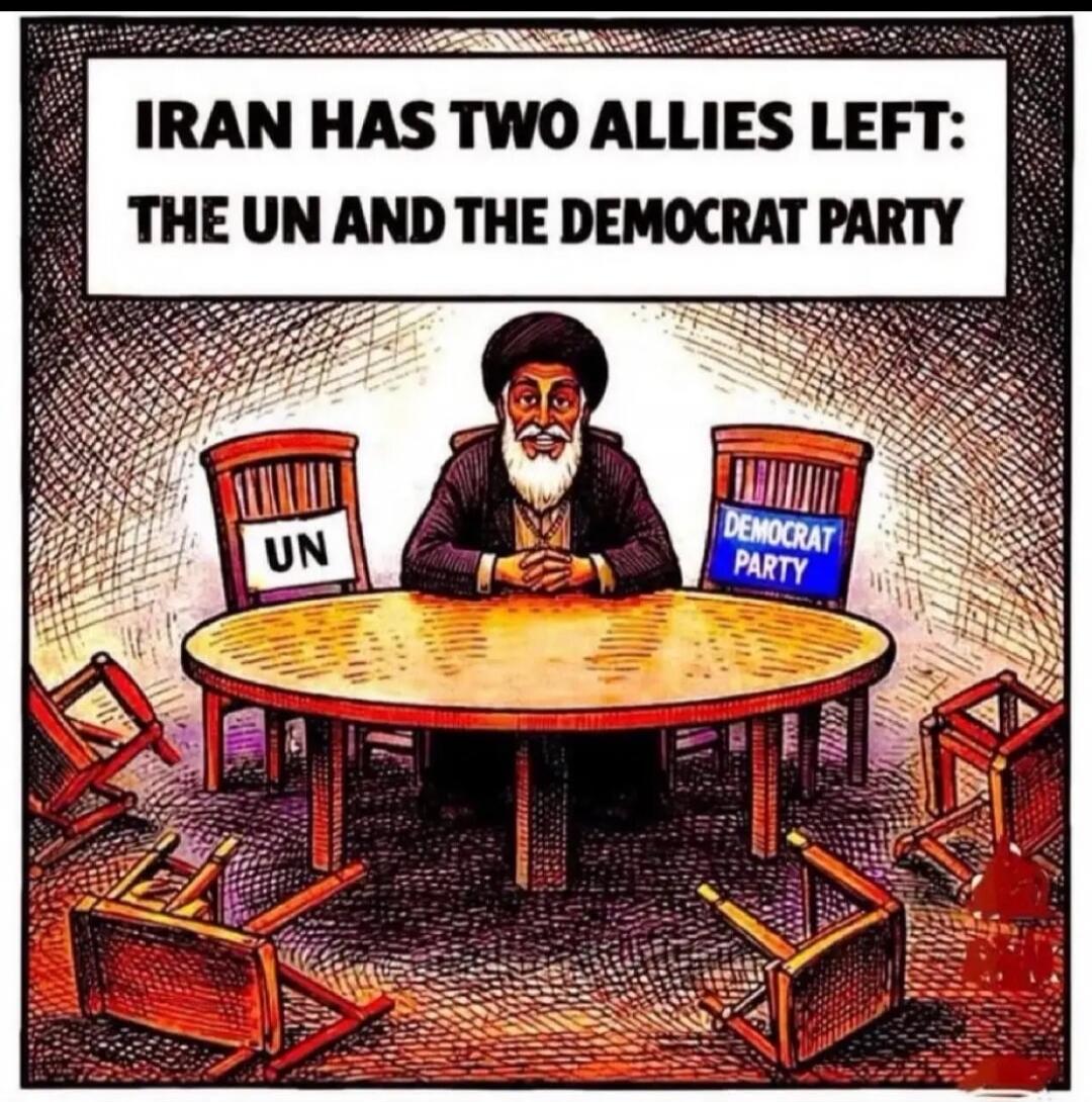 IRAN HAS TWO ALLIES LEFT: THE UN AND THE DEMOCRAT PARTY