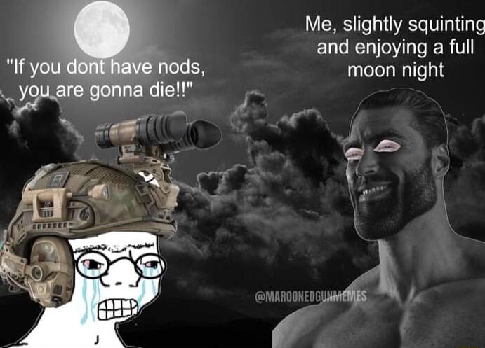 Me slightly squinting ELGRETELER moon night A A p