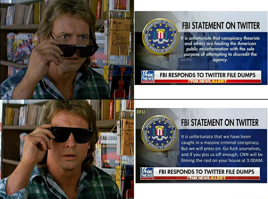 FBI STATEMENT ON TWITTER ot o bt o S ot il s g s s e o1 sesponos To Twamer i ouwes