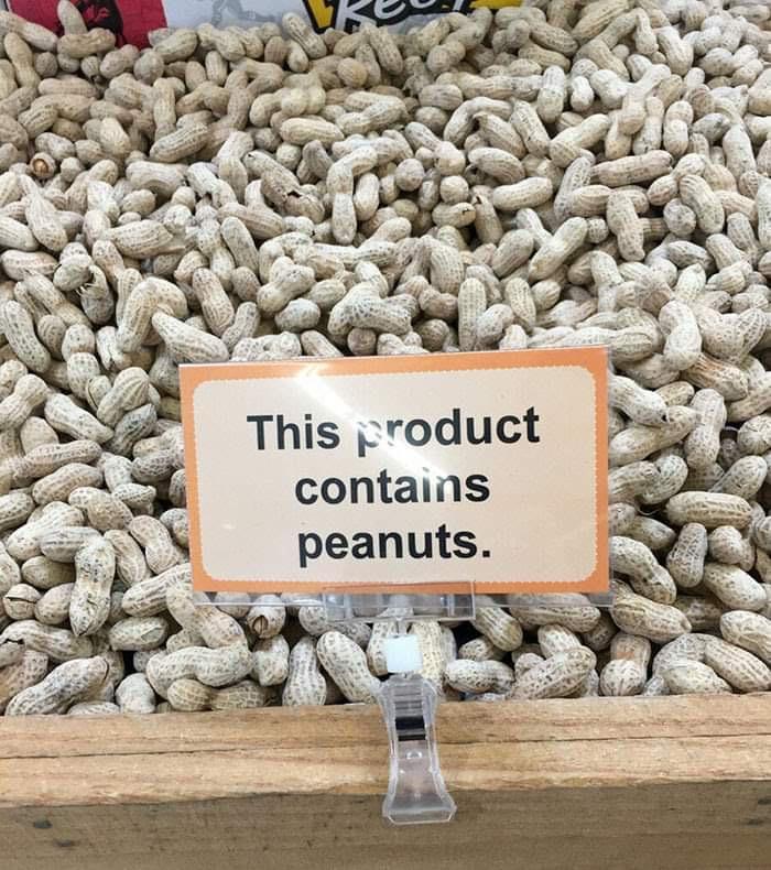 contains peanuts