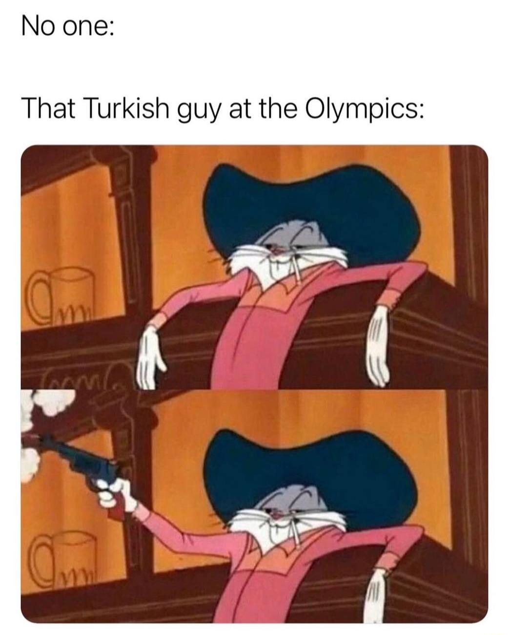 No one That Turkish guy at the Olympics