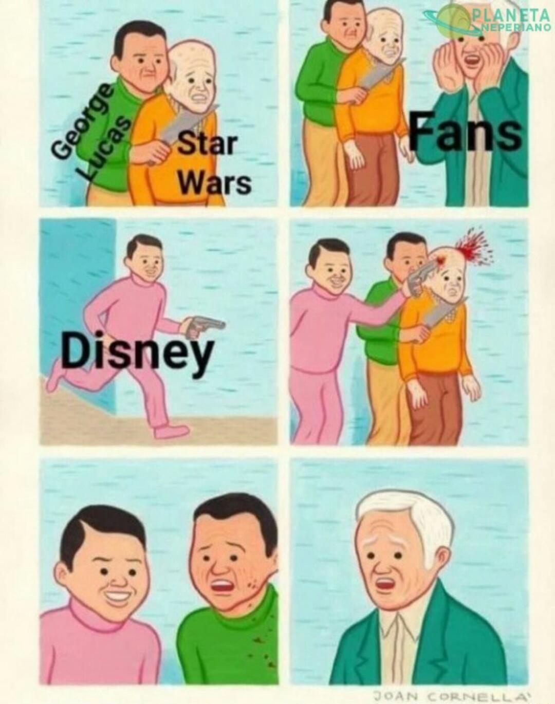 George Lucas
Star Wars
Fans
Disney