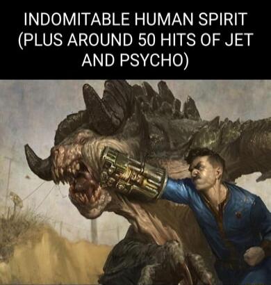 INDOMITABLE HUMAN SPIRIT PLUS AROUND 50 HITS OF JET AND PSYCHO