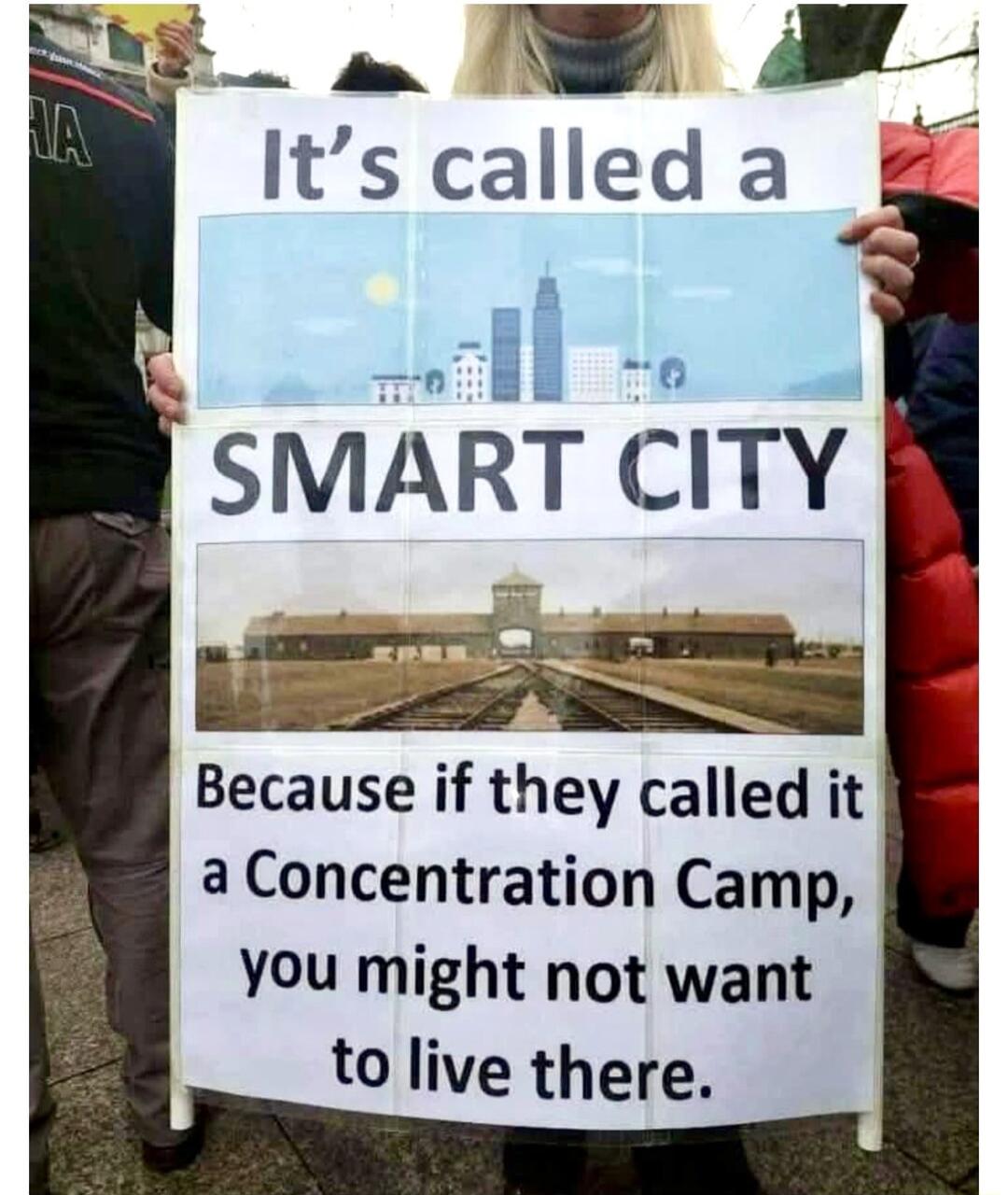 Its called a el e SMART CITY Hbr Because if they called it a Concentration Camp You might not want to live there