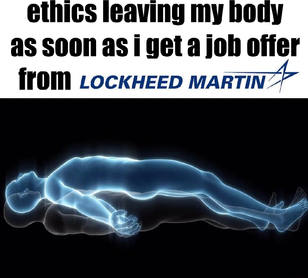 ethics leaving my hod as soon as i yet a joh offer frOM LockHEED MARTIN Y