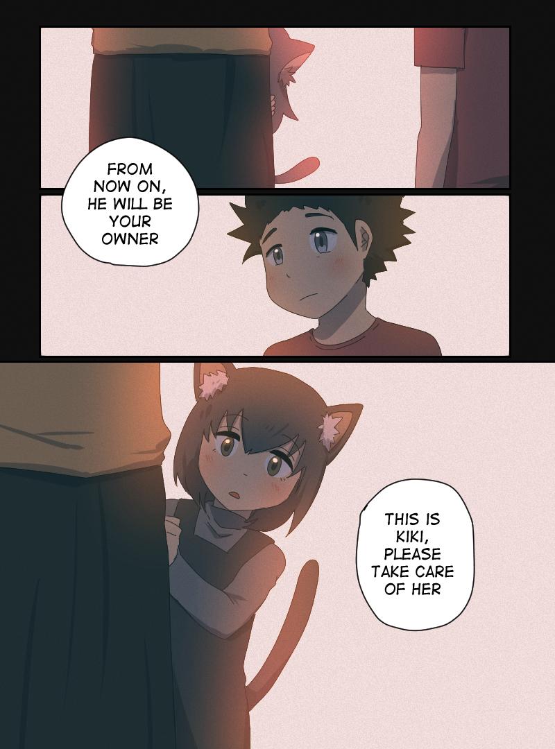 FROM NOW ON HE WILL BE YOUR OWNER THIS IS KIKI PLEASE TAKE CARE OF HER