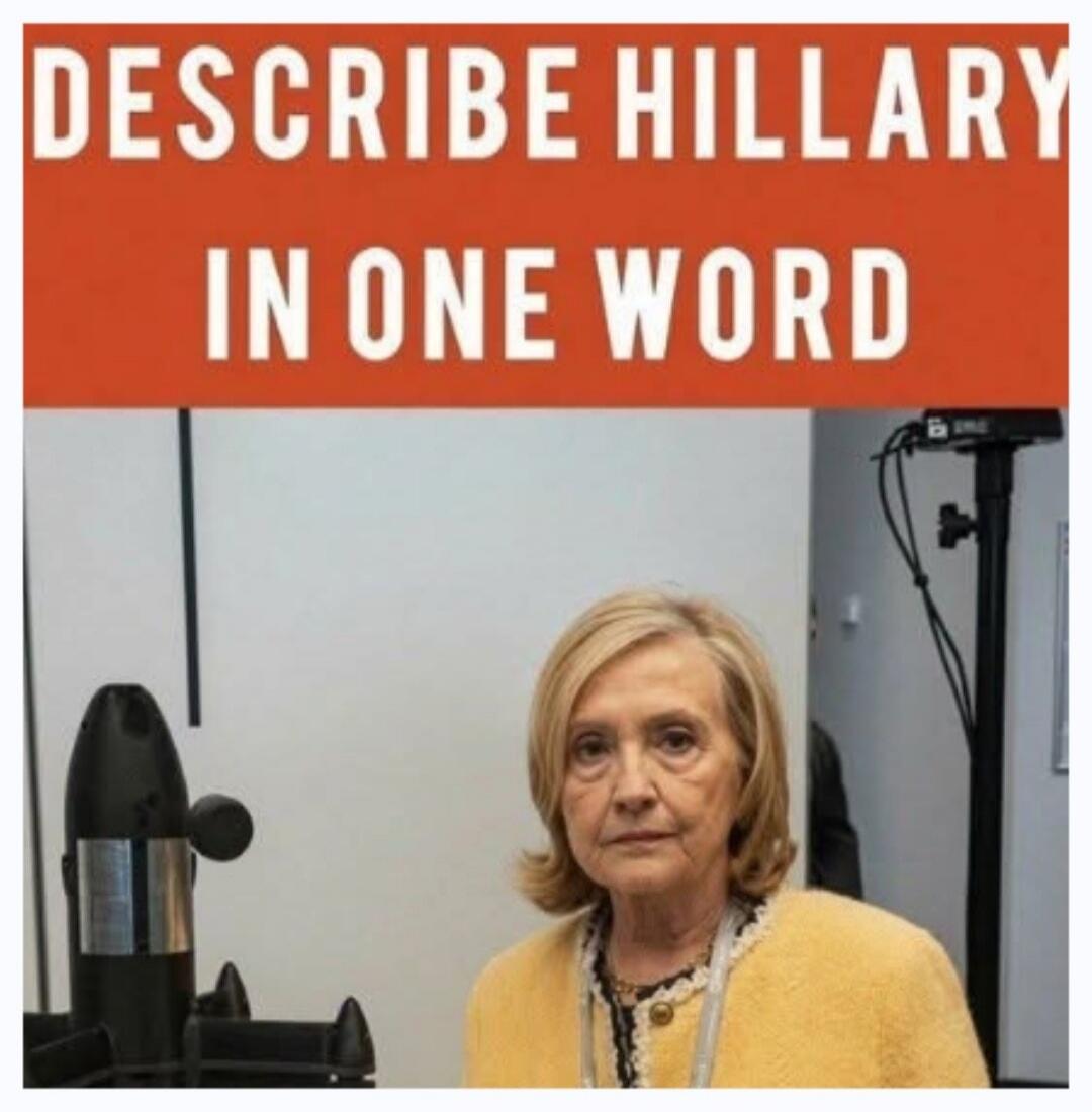 DESCRIBE HILLARY IN ONE WORD