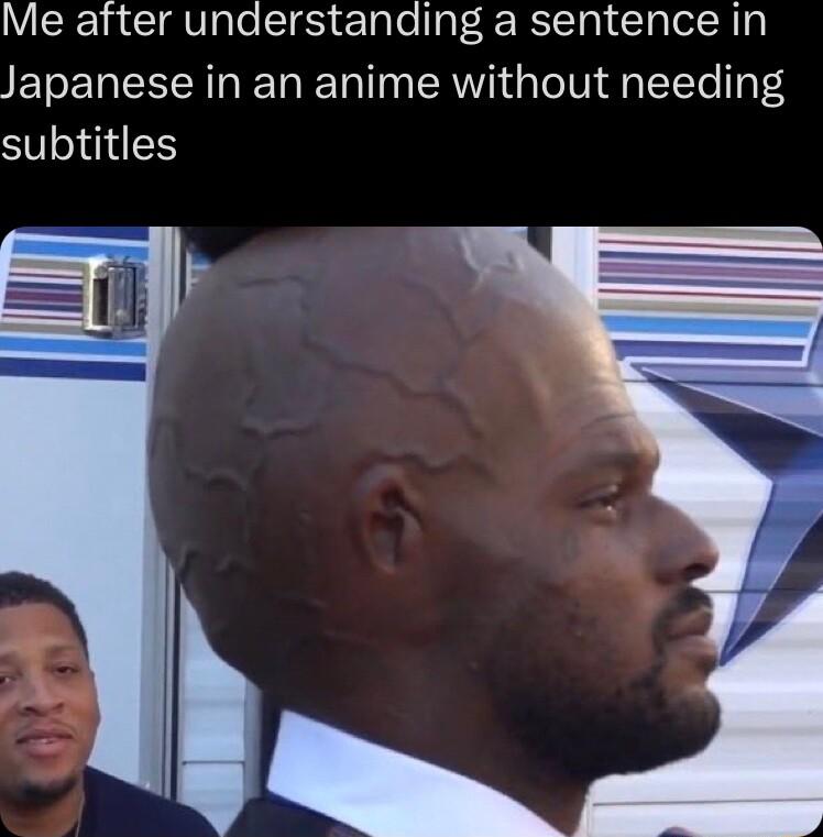 Me after understanding a sentence in Japanese in an anime without needing subtitles