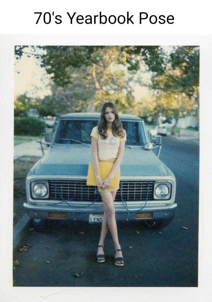 70s Yearbook Pose