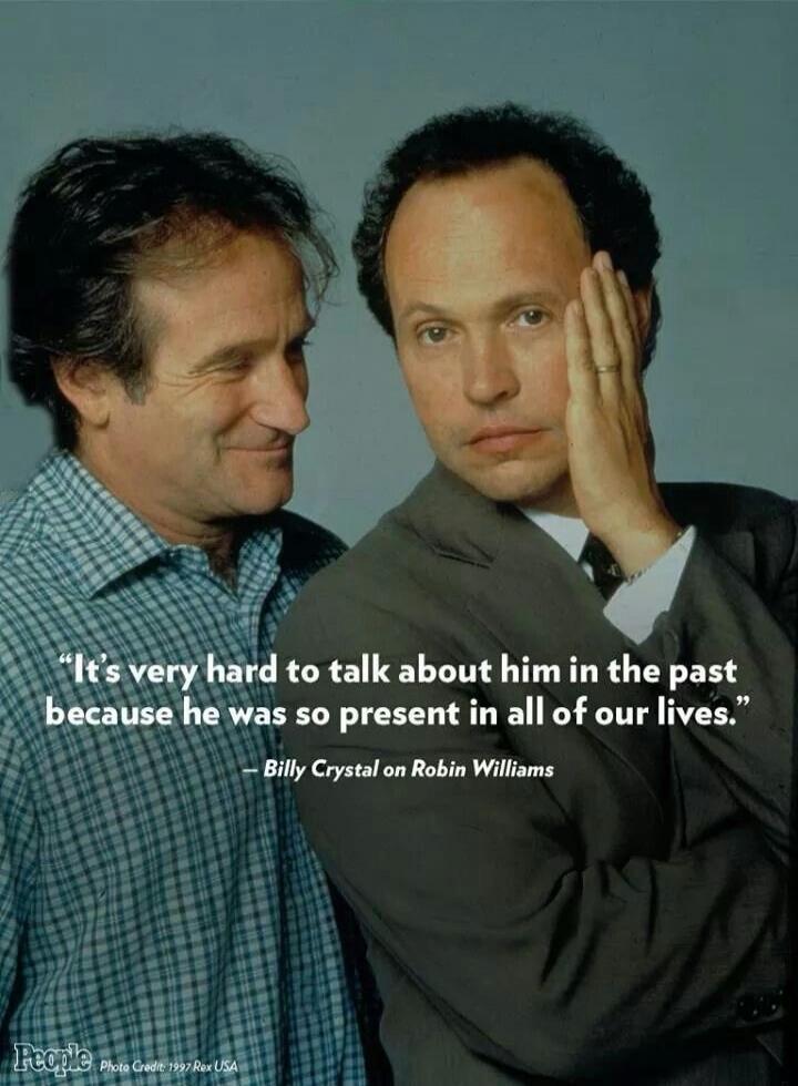 It's very hard to talk about him in the past because he was so present in all of our lives.