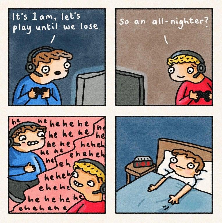 Its 1am lets Pj until we lose