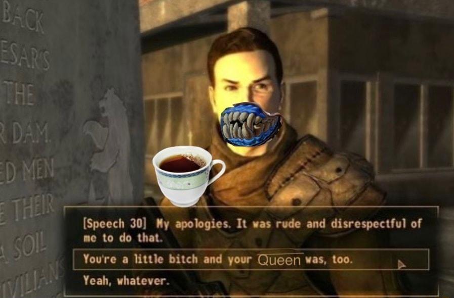 speech 30 Wy apologies It was rude and disrespectful of e to do that Youre a fittle bitch and your Queen vas too Yeah shatever