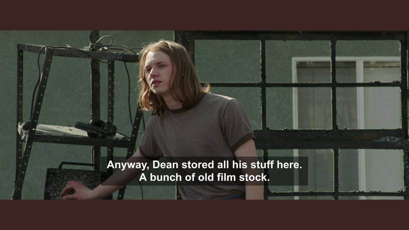 p Anyway Dean stored all his stuff here A bunch of old film stock b