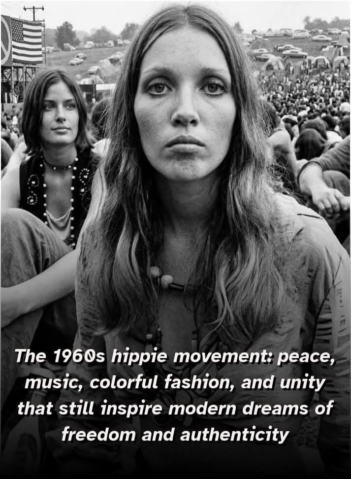 The 1960s hippie movement: peace, music, colorful fashion, and unity that still inspire modern dreams of freedom and authenticity