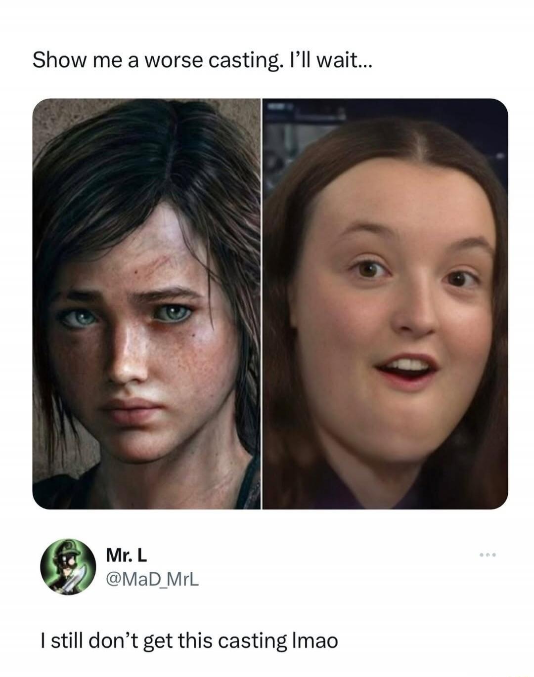 Show me a worse casting. I'll wait... I still don't get this casting lmao