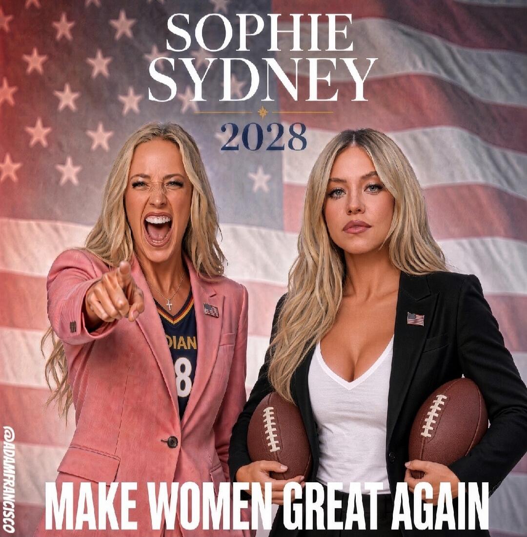 SOPHIE SYDNEY 2028 MAKE WOMEN GREAT AGAIN @ADAMFRANCISCO