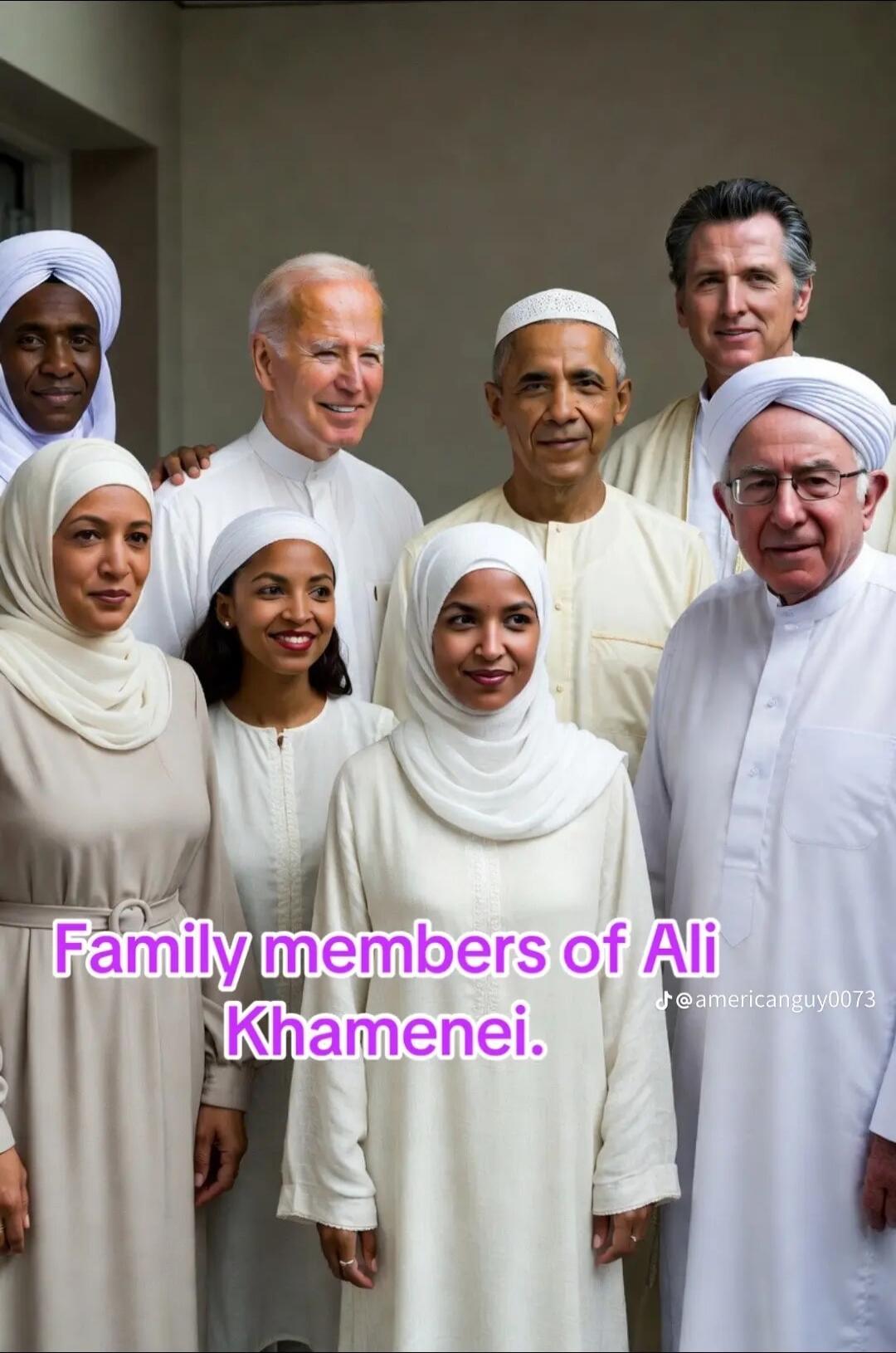 Family members of Ali Khamenei. @americanguy0073