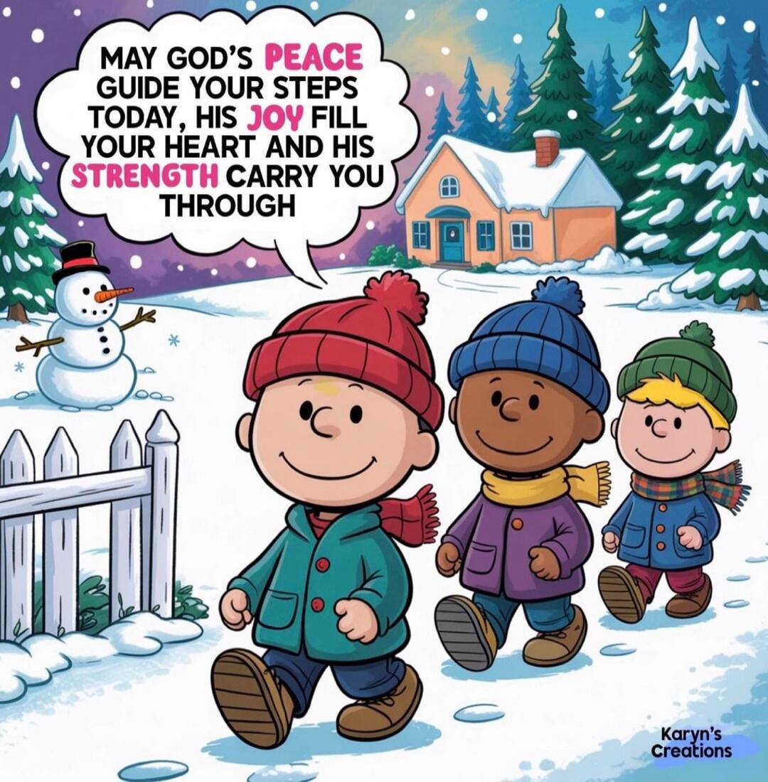 MAY GOD'S PEACE GUIDE YOUR STEPS TODAY, HIS JOY FILL YOUR HEART AND HIS STRENGTH CARRY YOU THROUGH
Karyn's Creations