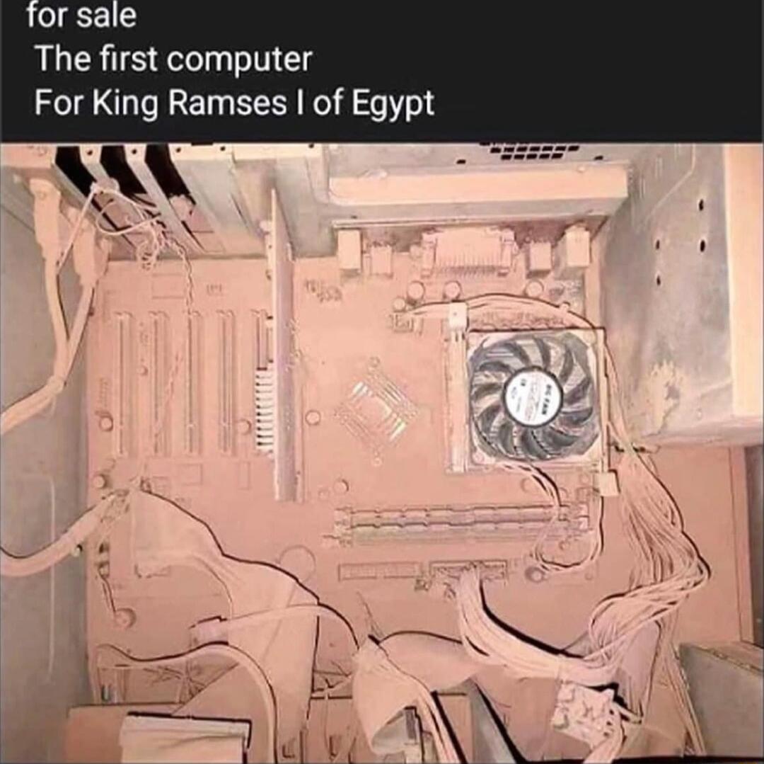 The first computer For ng Ramses of Egypt