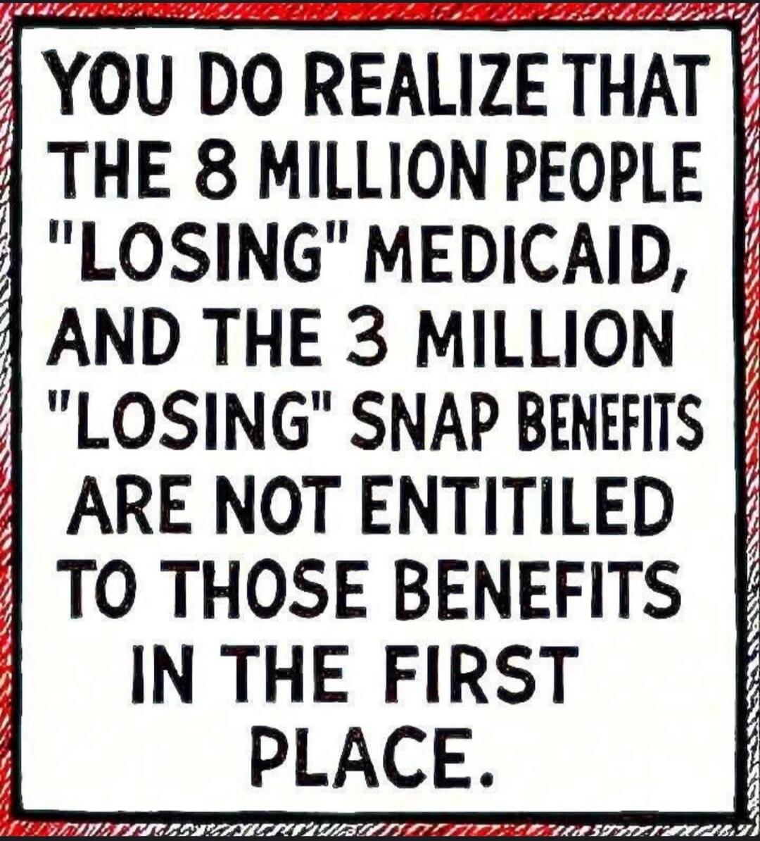 YOU DO REALIZE THAT THE 8 MILLION PEOPLE 