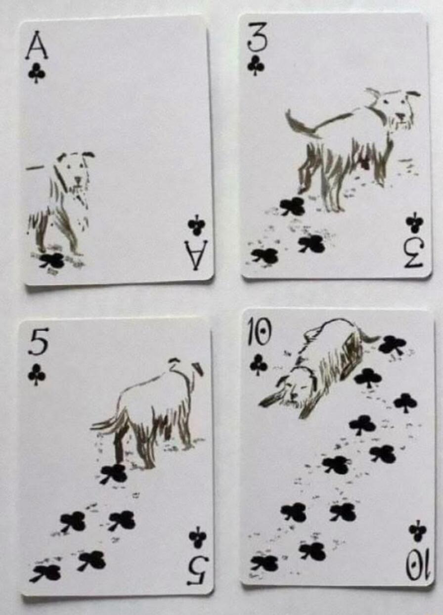 A♣ 3♣ 5♣ 10♣