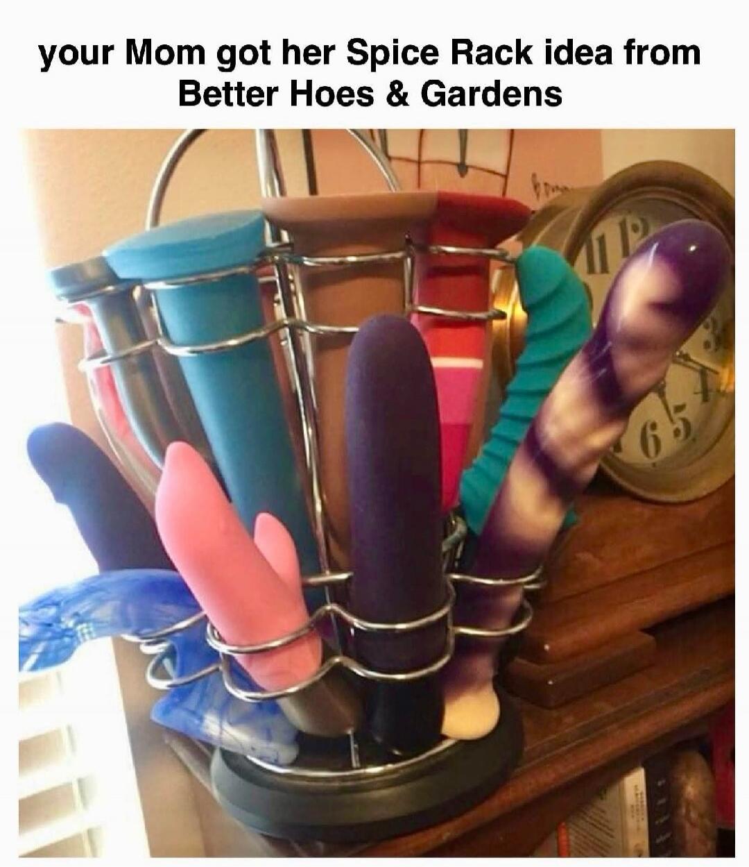 your Mom got her Spice Rack idea from Better Hoes & Gardens