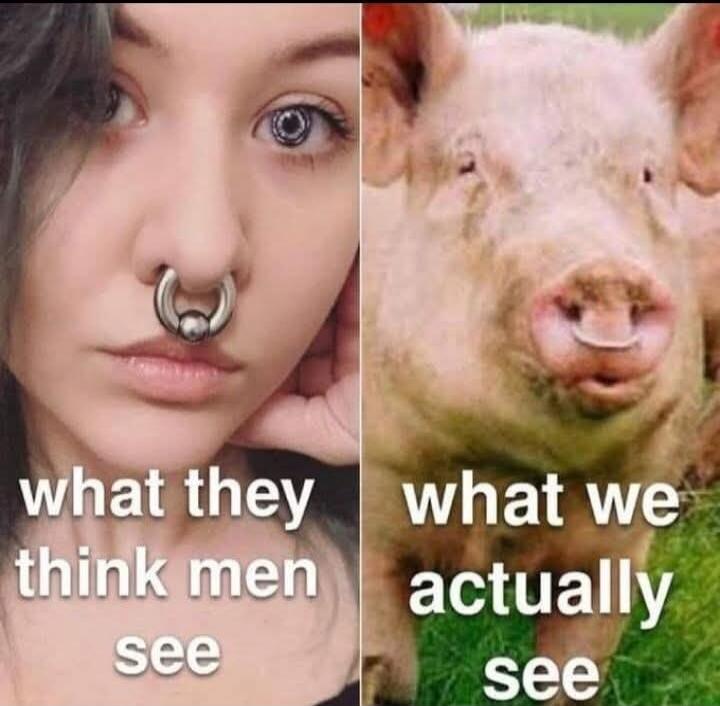 what they think men see what we actually see
