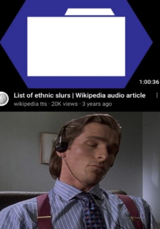 REET D List of ethnic slurs Wikipedia audio article