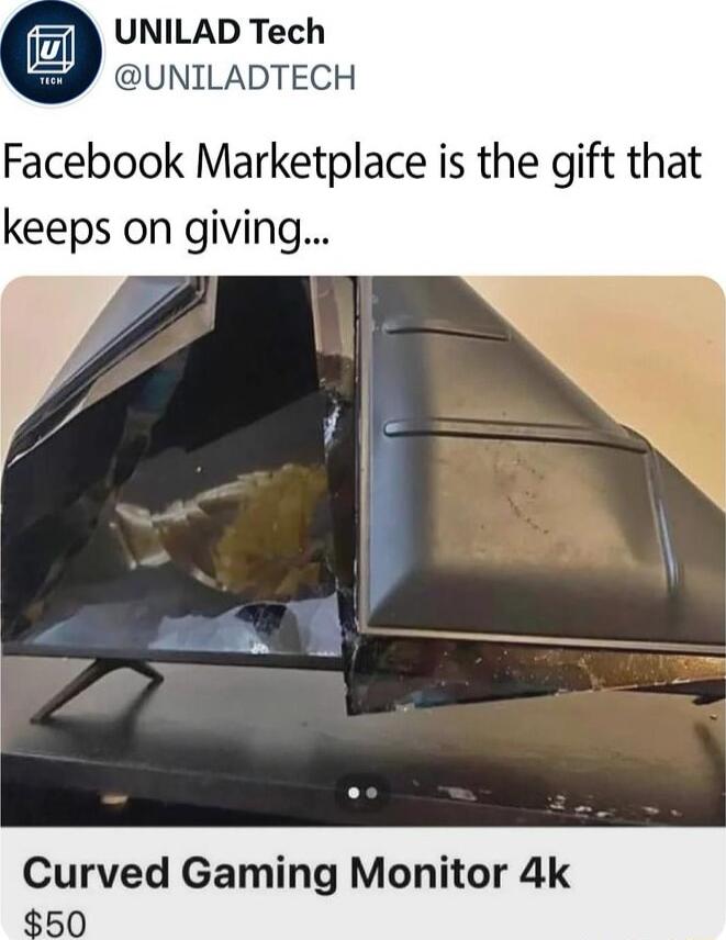 UNILAD Tech UNILADTECH Facebook Marketplace is the gift that keeps on giving