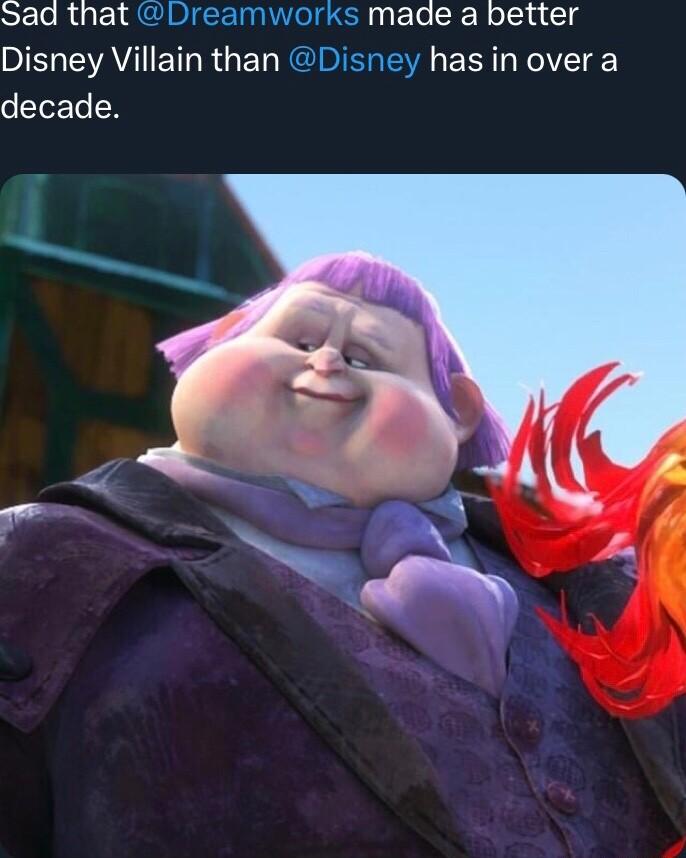 Sad that Dreamworks made a better DI VAV ETToR s T NG DIETRIEIVE y Ry Kol T decade