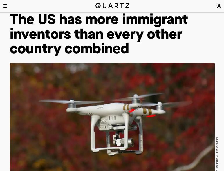 QUARTZ The US has more immigrant inventors than every other country combined