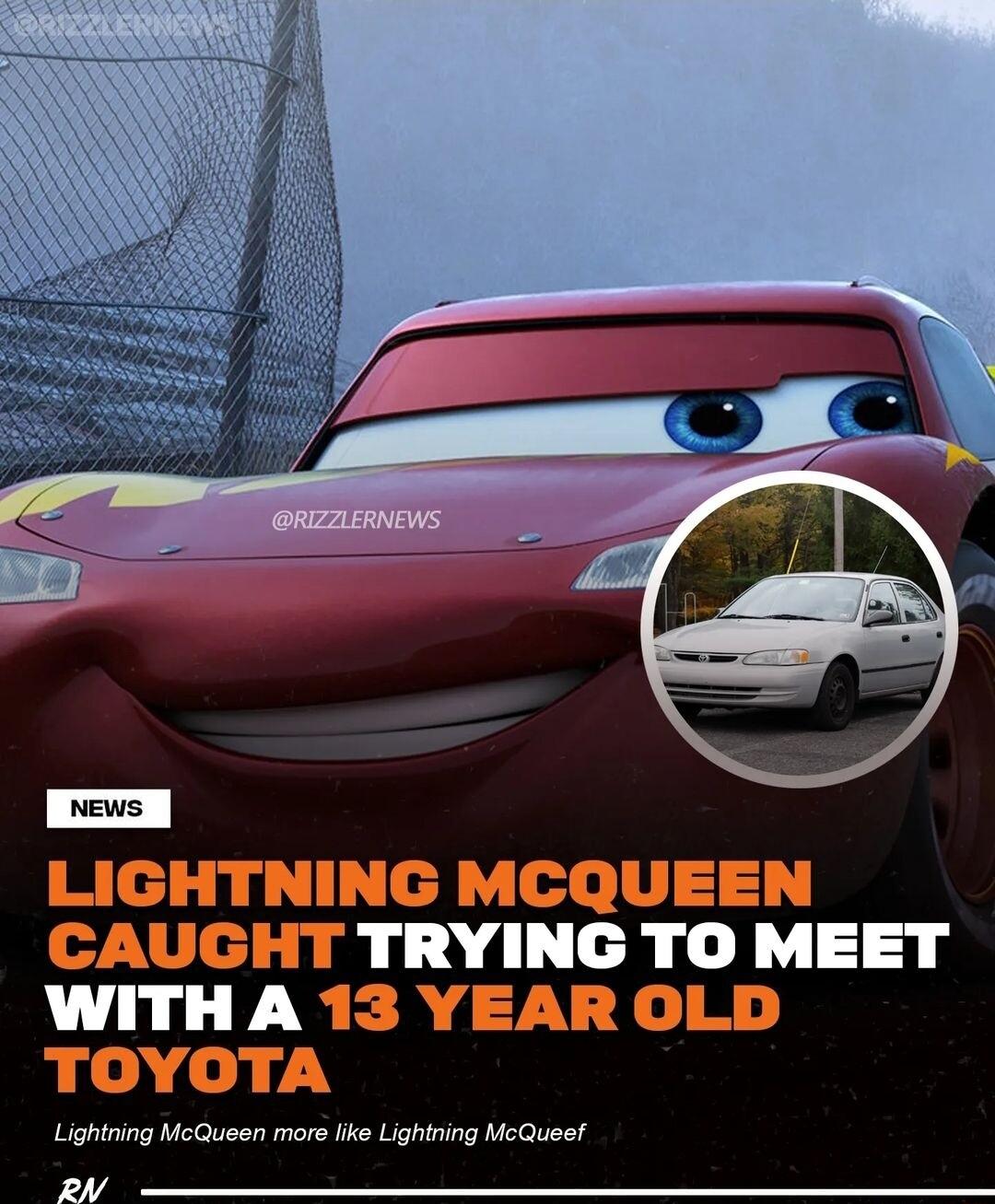 TRYING TO MEET WITHA Lightring McQueen more like Lightring McQueef V 7