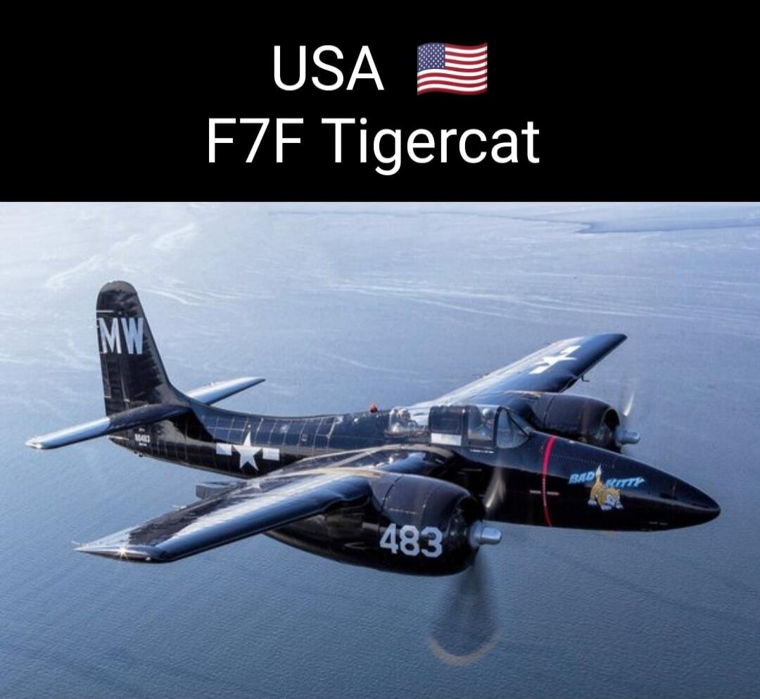 USA F7F Tigercat MW 483 BAD KITTY