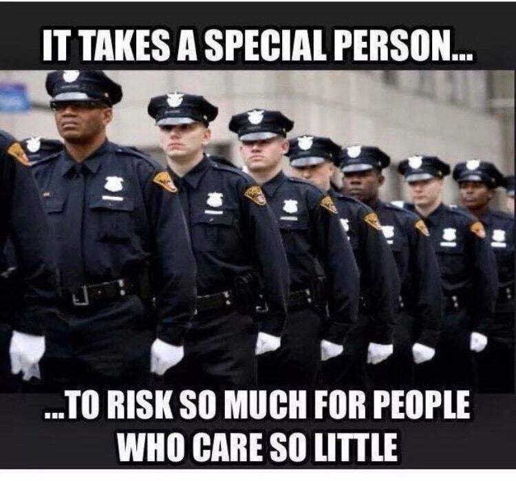 IT TAIES A SPECIAL PERSON TO RISK SO MUCH FOR PEOPLE WHO CARE SO LITTLE