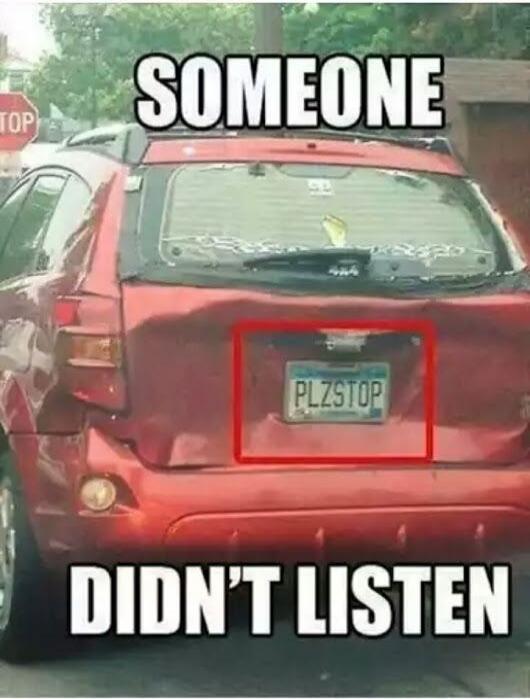 SOMEONE DIDN'T LISTEN. STOP. PLZSTOP.
