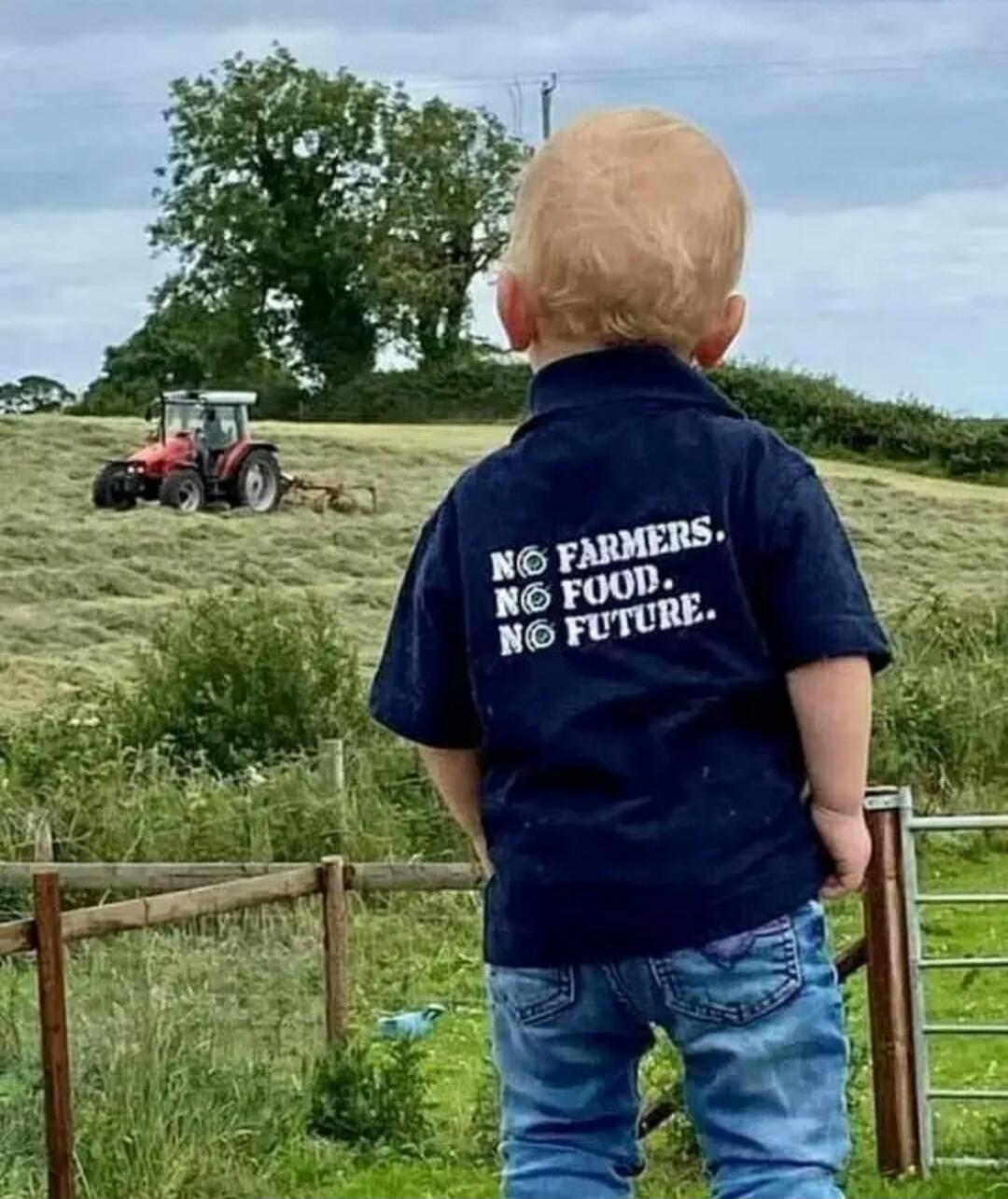 NO FARMERS. NO FOOD. NO FUTURE.