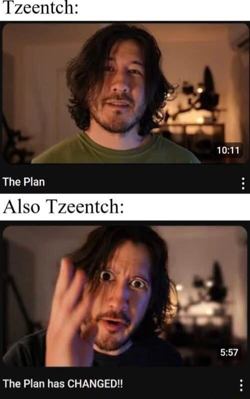 The Plan has CHANGED